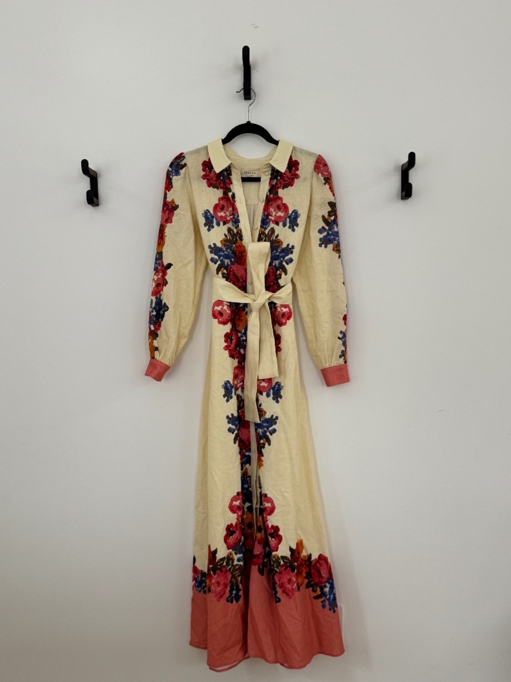 Sezane Belladonna Dress Maxi Roses Placées - Size 36